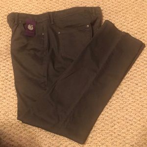 Gloria Vanderbilt Rail Straight Pants 12